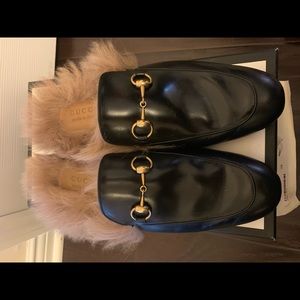 Gucci Princetown Leather Slipper